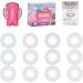 Decoration Deluxe Set, Glam Collection, Hair Bedazzler Kit with Rhinestones, Comes with Glam Styling Tool & 180 Gems - Load, Click, Bling! Hair, Fashion, Anything! Best Gifts for Girl Pink