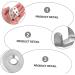 Alipis 10 Pcs Hook up Heavy Duty Hook Heavy Duty Clothes Rack Hand Towel Hook Hats Hook Bulk Jacket 5X3CMx2pcs Silverx2pcs - Buy Online on GoSupps.com