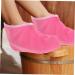 VICASKY Paquet De Cire De Paraffine Pour Pieds 2 Paires pais Rev tement En Cire De Paraffine Spa Soins Des Pieds Hydratants Enveloppement Professionnel Rose Bord Blanc - Buy Online on GoSupps.com