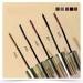 Color Mascara Bright and Long Waterproof Raincoat Fine Brush Hhead A02 Caramel Brown - Buy Online on GoSupps.com
