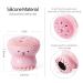 2pcs Jellyfish Silicone Facial Cleansing Brush Set + 2pcs Cleansing Sponge Pad - Handheld Face Brush for Massage - Buy Online on GoSupps.com