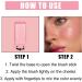 Blush Stick Cream Blush Stick Smooth Solid Moisturizer Stick Highlighter Stick Waterproof Face Makeup Stick for Cheek Eyes Lips (Pink 4PCS) Pink 19 g (Pack of 4) - Buy Online on GoSupps.com