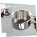 3pcs Stainless Steel Shaving Bowl Set - Perfect Gift for Men | Round Shaving Accessories - Buy Online on GoSupps.com
