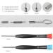 bayite Eyeglass Sunglass Repair Kit with Nose Pads - 1000Pcs Assorted Screws, Tweezers, Screwdriver, 21 Types - 8 Pairs Nose Pads Included - Buy Online on GoSupps.com