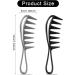Wide Tooth Comb 2 Pcs Large Tooth Combs Shark Teeth Hair Combs Curl Comb Durable Plastic Hair Combs Hairstyle Tool Large Texture Combs for Curly Wet Wavy Hair Wigs (Black Grey) Combination A - Buy Online on GoSupps.com