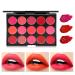 Shogpon 15 Color Cream Lip Gloss Palette & Matte Lipstick Set - Professional Makeup Cosmetics for Everyday Use - Buy Online on GoSupps.com