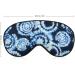 Blue Tie Dye Sleep Mask for Women | Adjustable Eye Shades Cover with Elastic Strap - Comfortable Sleep Aid - Buy Online on GoSupps.com