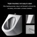 304 Stainless Steel Urinal Wall-Mounted Men's Urinal Standing Small Sensor Urinal Intelligent and Efficient Non-Contact Flushing Valve Suitable for Bars Homes Shopp - Buy Online on GoSupps.com