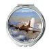 World war aircraft Mirror Travel Mirror fighter girl pocket mirror portable mirror