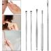 5Pcs Stainless Steel Earwax Remover Tool Set | Easy-to-Use Ear Cleaning Kit for Home | Portable Ear Spoon Cleaner for Ear Canal - Buy Online on GoSupps.com