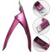 iZhuoKe Acrylic Nail Clippers - Professional Nail Tip Cutter for False Gel Nails - Fuchsia - Buy Online on GoSupps.com