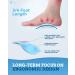 QBK High Arch Support Insoles - Plantar Fasciitis & Overpronation Relief | For Men & Women | XS Blue (Women 6-7) - Buy Online on GoSupps.com