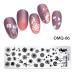 Buy 1 Set Image Stencils - Flowers & Geometry Cartoon Pattern for Nail Art | International Shipping Available - Buy Online on GoSupps.com