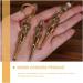 3Pcs Brass Car Cleaning Tools | Naked Ear Cleaning Spoon Set | Copper Ear Pick Pendants | Earwax Removal Gifts - Buy Online on GoSupps.com