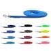 Towline biothane dog leash small dogs 9mm 3m / 5m / 10m / 15m dog leash Bothane (12m without hand loop light blue) 12m without hand loop light blue