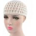 Qianmome Women Soft Rayon Snood Hat Hair Net Crocheted Cap - White (2pcs) - Buy Online on GoSupps.com