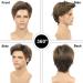 Kaneles Men's Short Brown Natural Synthetic Cosplay Wig - Perfect for Male Cosplayers - Buy Online on GoSupps.com