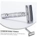 Beaupretty Manual Razor for Men - Silver Butterfly Open Safety Razor | Double-Edged Shaving Knife for a Smooth Face Shave - Buy Online on GoSupps.com