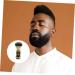 Premium Skull Beard Brush & Wooden Shaving Brush | Men's Synthetic Shaving Brush for Smooth Shaves | 10.5x4cm with Grip Stand - Buy Online on GoSupps.com