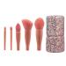 Buy XhuangTech 5Pcs Makeup Brush Set Premium Synthetic Brushes with Bling Rhinestone Case for Flawless Foundation Powder and Eye Makeup (Pink) International Shipping Available - Buy Online on GoSupps.com