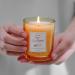 7OZ Ebony Orange Blossom Scented Candle - Aromatherapy Soy Wax Candle for Home | Long Lasting 50h | Perfect Anniversary Gift - Buy Online on GoSupps.com