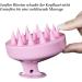 Silicone Scalp Massage Brush for Dandruff Removal & Hair Growth - Turquoise & Pink Head Massager for Wet & Dry Hair - Buy Online on GoSupps.com