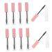 MUSISALY 10pcs Mascara Empty Tube Refillable Mascara Tube and Wand Empty Mascara Tube and Wand Pink 1 g (Pack of 1) Pink