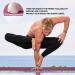 JELS Extra Thick Yoga Mat 10MM - Non Slip Design - SGS Certified TPE Material - with Carrying Strap - Ideal for Yoga, Pilates, and Workouts - 72x26 - Wine/Pink - Buy Online on GoSupps.com