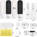 C. LOBO TSA Approved Travel Bottles Set with Toiletry Bag - Leak Proof Toiletries Containers for Shampoo, Conditioner, Lotion - Black+White - Buy Online on GoSupps.com