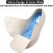 Women's Arch Support Walking Shoes with Adjustable Closure - Extra Wide Width Orthopedic Sneakers for Diabetic Foot Pain Relief | 8 Wide Gray - Buy Online on GoSupps.com