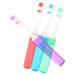Homsfou 8 Stk Travel Fine toothbrush Manual toothbrush tongue toothbrush travel toothbrush toothbrush with soft bristles wear -resistant toothbrush household cleaning brush pp 1 piece (1 Pack) as shown