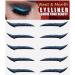 Sticker Eyeliner Glitter - 5 Pairs Glitter Instant -Adhesive Eyeliner Stencil | Sticker Eyeliner Tool Makeup Eyeliner Stickers Winged Eyeliner Stencil for Eye Makeup Tool Pochy Blue (Five Pairs) - Buy Online on GoSupps.com