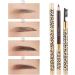 Ipetboom 6 Pcs Eyeliner Pencil Grey Brown Eyebrow Pencil Double Head Eyebrow Pencil Eyebrow Brush Make up - Buy Online on GoSupps.com