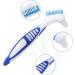 Ergonomic Double-Sided Denture Brush - Best Toothbrush for Dentures (Green) - Buy Online on GoSupps.com