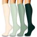Compression socks for men and women ideal for running sports travel Assorted12 SM