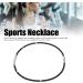 Adjustable Magnetic Balance Necklace for Men & Women - Sports Silicone with Negative-Ion Metal Rings | International Shipping Available - Buy Online on GoSupps.com