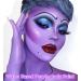 Go Ho Purple Cream Face Body Paint - 2.37oz Water Based Makeup Kit for Kids Party, SFX, Halloween & Cosplay - Buy Online on GoSupps.com