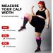 Cheeroyal Plus Size Compression Stockings for Men & Women | 20-30mmHG Extra Wide Calf Knee Socks | Support Cycle 5XL YS001-6 - Buy Online on GoSupps.com