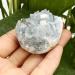Natural Crystal Rough 70-100G Natural Raw Blue Celestite Crystal Quartz Cluster Geode Specimen Home Decor - Buy Online on GoSupps.com