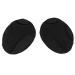 Artibetter Silicone Gel Pads Insoles 1 Pair 2 Holes Forefoot Metatarsal of Foot Cushions Forefoot for for Shoes Pads- L (Black) High Heel Sole Insoles Sole Insoles Sole Insoles Sole Insoles
