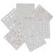 Hot Nails Beauty DIY Salon Self-adhesive Back Glue Star Cloud Nail Sticker Nail Art Decorations Nails Sticker for Summer Nail Art Sticker