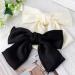 Gsxnkk Bow Hair Clips Big Bowknot Hairpin French Hair Clips Solid Color Hair Barrette Clips Soft Satin Silky Hair Bows for Women Girls (SetC) - Buy Online on GoSupps.com