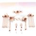 FRCOLOR Set of 7 Wedding Headpieces Wedding Hair Accessories Gold Hair Accessories Antique Bridal Hair Accessory Headpiece for the Bride Xiuhe Clothing M Alloy - Buy Online on GoSupps.com