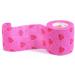 12 Rolls Self-Adherent Sports Tape - Red Heart Bandage Wrap for Optimal Grip & Breathability | International Shipping Available - Buy Online on GoSupps.com