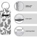 COEQINE Lip Balm Holder Keychain - Grey Cow Pattern Chapstick Sleeve for Women & Girls | Perfect Pouch for Lip Balm - Buy Online on GoSupps.com
