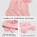 XIAOHAWANG Kids Winter Knitted Beanie Hat with Pompom - Pink - 2-6 Years - Buy Online on GoSupps.com