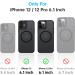 Meifigno Magnetic iPhone 12/12 Pro Case 6.1 Inch - Military Grade Protection, MagSafe Compatible - Translucent Matte Black - Buy Online on GoSupps.com