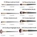 14 Pieces Makeup Brush Set for Eyebrows Eyeshadow Eyelashes & Concealer - International Shipping Available - Buy Online on GoSupps.com