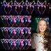 64 Pieces Light up Cat Ears Headband Bulk LED Bunny Ears Glow in Dark Cat Ears Luminous Hairbands Party Supplies for Women Girls Adult Valentine's Day