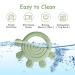 Aolso Silicone Bite Ring for Babies - BPA-Free Five Finger Teething Toy with Anti-Lost Rope - Ideal Dental Aid for 3 Months + - Green - Buy Online on GoSupps.com